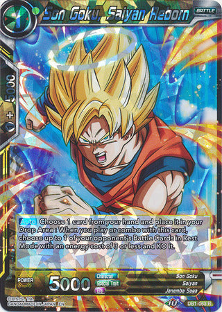 Son Goku, Saiyan Reborn (DB1-063) [Dragon Brawl] | Black Swamp Games