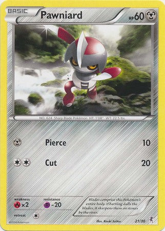 Pawniard (21/30) [XY: Trainer Kit 1 - Bisharp] | Black Swamp Games