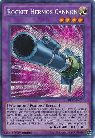 Rocket Hermos Cannon [DRL2-EN010] Secret Rare | Black Swamp Games