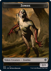 Ogre // Zombie Double-Sided Token [Starter Commander Decks] | Black Swamp Games