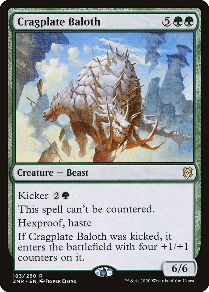 Cragplate Baloth (Promo Pack) [Zendikar Rising Promos] | Black Swamp Games