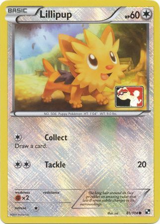 Lillipup (81/114) (League Promo) [Black & White: Base Set] | Black Swamp Games