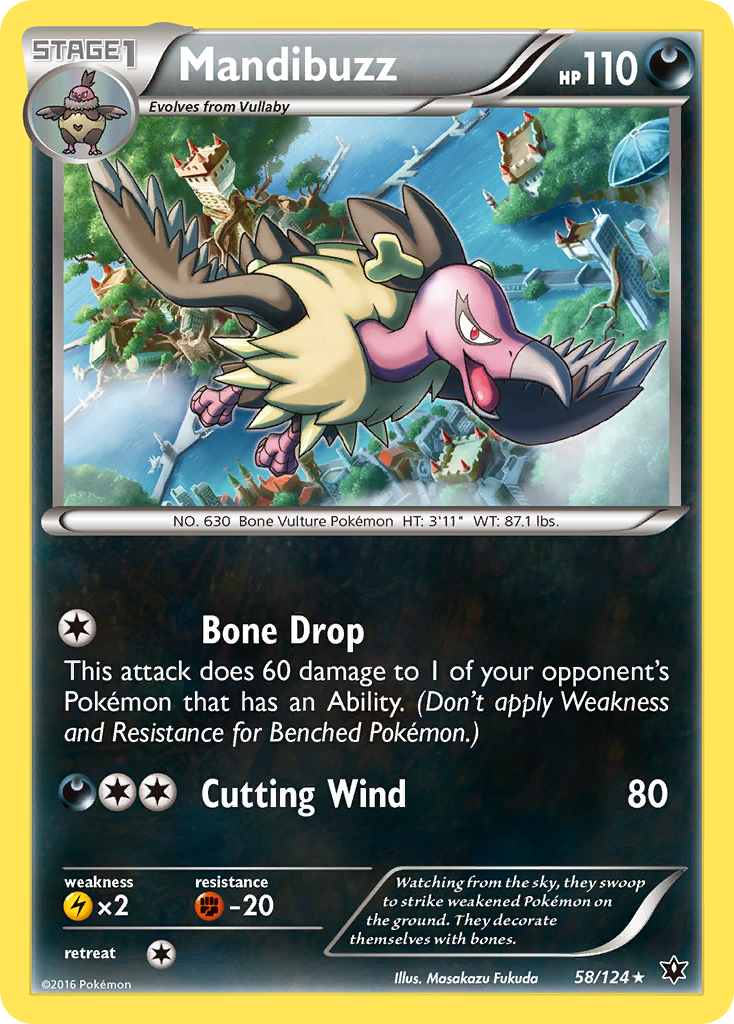 Mandibuzz (58/124) [XY: Fates Collide] | Black Swamp Games