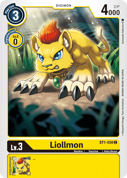 Liollmon [BT1-050] [Release Special Booster Ver.1.0] | Black Swamp Games