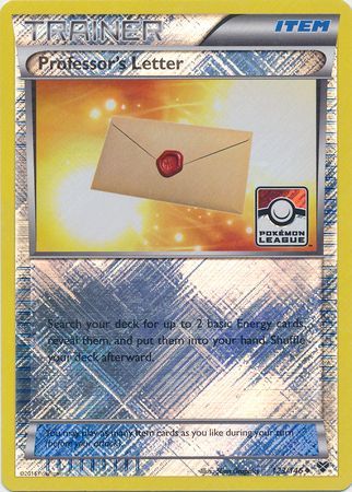 Professor's Letter (123/146) (League Promo) [XY: Base Set] | Black Swamp Games