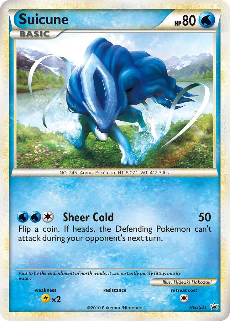 Suicune (HGSS21) [HeartGold & SoulSilver: Black Star Promos] | Black Swamp Games