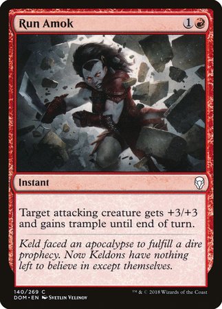 Run Amok [Dominaria] | Black Swamp Games