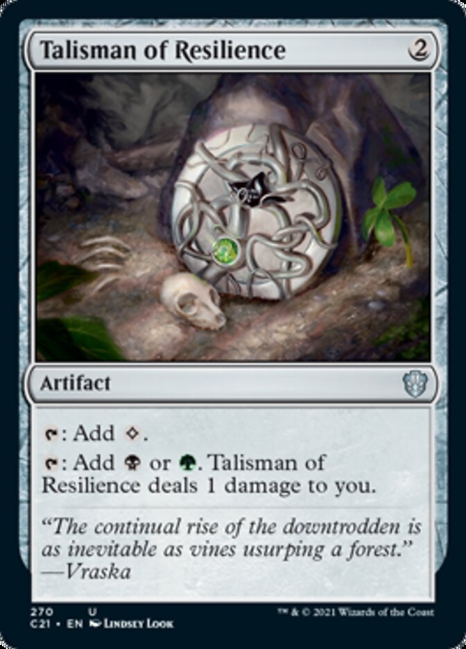 Talisman of Resilience [Commander 2021] | Black Swamp Games