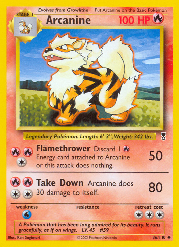 Arcanine (36/110) [Legendary Collection] | Black Swamp Games