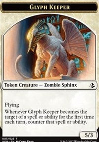 Glyph Keeper // Warrior Token [Amonkhet Tokens] | Black Swamp Games