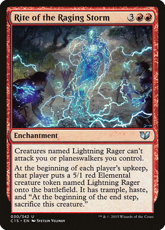 Rite of the Raging Storm [Commander 2015] | Black Swamp Games