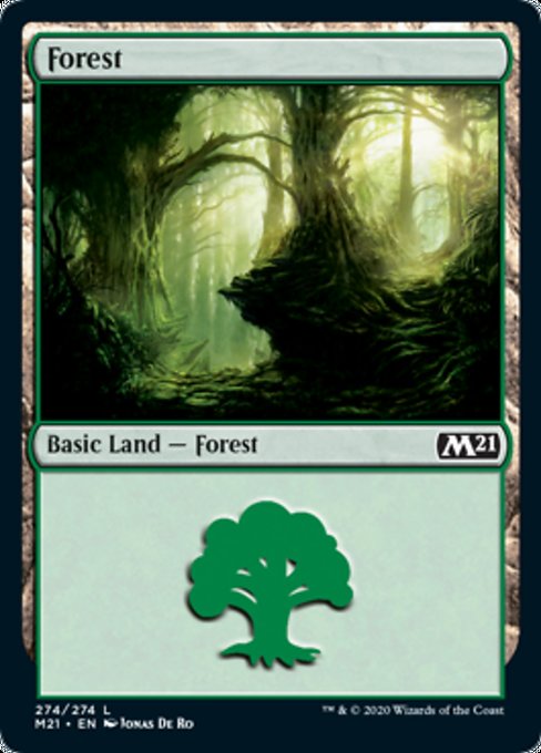 Forest (274) [Core Set 2021] | Black Swamp Games