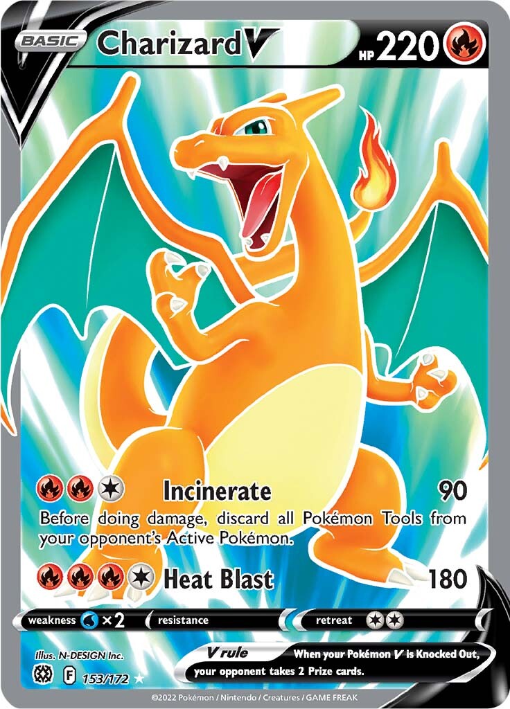 Charizard V (153/172) [Sword & Shield: Brilliant Stars] | Black Swamp Games