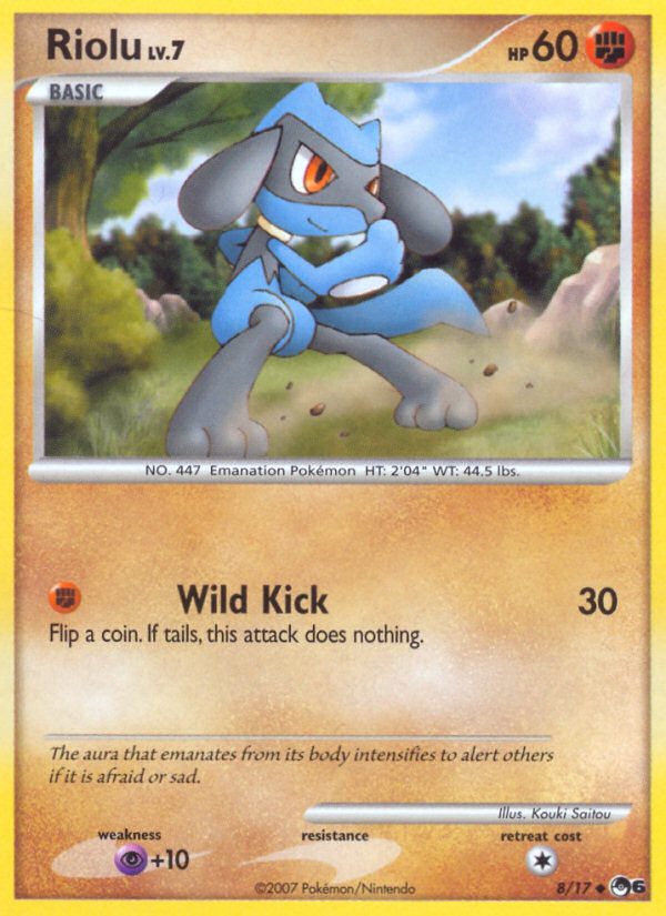 Riolu (8/17) [POP Series 6] | Black Swamp Games