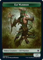 Soldier // Elf Warrior Double-Sided Token [Game Night: Free-for-All Tokens] | Black Swamp Games