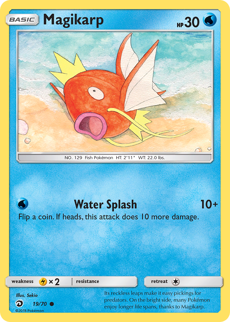 Magikarp (19/70) [Sun & Moon: Dragon Majesty] | Black Swamp Games