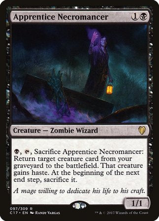 Apprentice Necromancer [Commander 2017] | Black Swamp Games