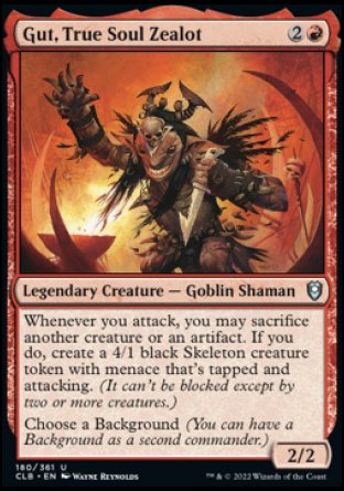 Gut, True Soul Zealot [Commander Legends: Battle for Baldur's Gate] | Black Swamp Games