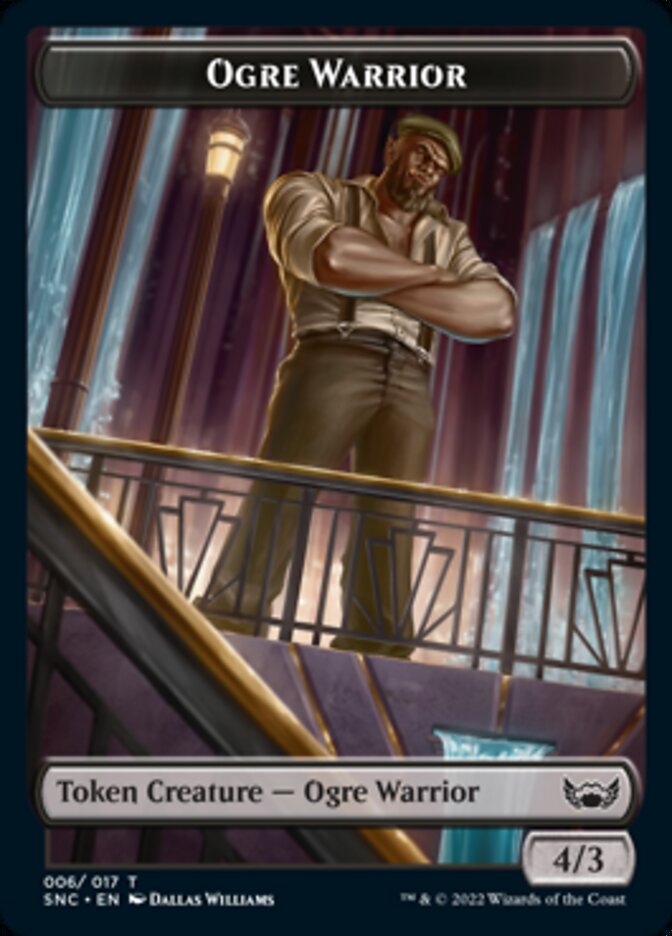Ogre Warrior // Citizen Double-sided Token [Streets of New Capenna Tokens] | Black Swamp Games