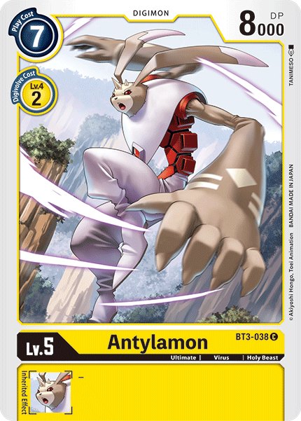 Antylamon [BT3-038] [Release Special Booster Ver.1.5] | Black Swamp Games