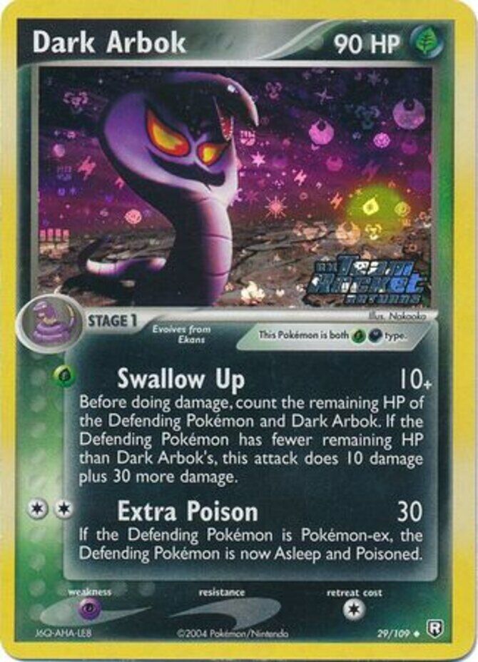 Dark Arbok (29/109) (Stamped) [EX: Team Rocket Returns] | Black Swamp Games