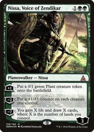 Nissa, Voice of Zendikar [Oath of the Gatewatch Promos] | Black Swamp Games