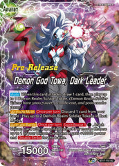 Towa // Demon God Towa, Dark Leader (BT17-110) [Ultimate Squad Prerelease Promos] | Black Swamp Games