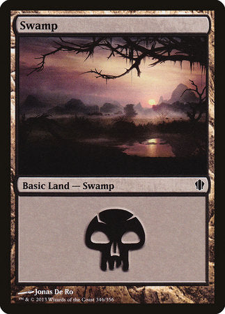 Swamp (346) [Commander 2013] | Black Swamp Games