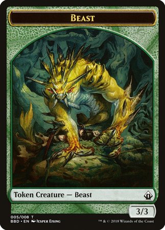 Beast Token [Battlebond Tokens] | Black Swamp Games
