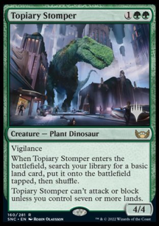 Topiary Stomper (Promo Pack) [Streets of New Capenna Promos] | Black Swamp Games