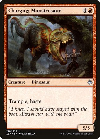 Charging Monstrosaur [Ixalan] | Black Swamp Games