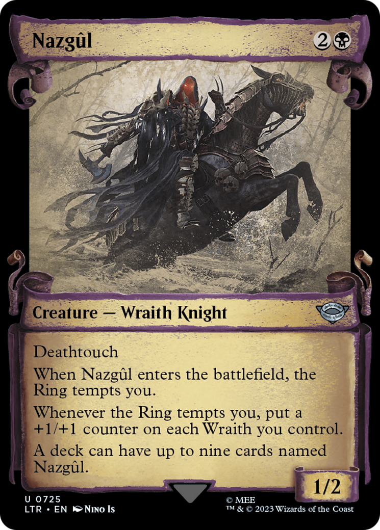 Nazgul (0725) [The Lord of the Rings: Tales of Middle-Earth Showcase Scrolls] | Black Swamp Games