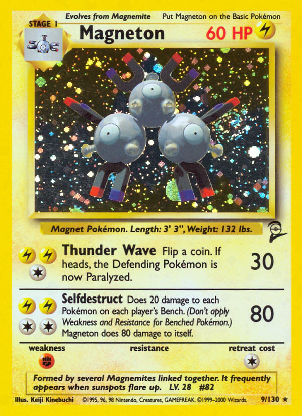 Magneton (9/130) [Base Set 2] | Black Swamp Games