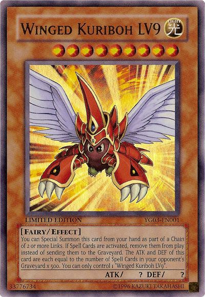 Winged Kuriboh LV9 [YG03-EN001] Ultra Rare | Black Swamp Games