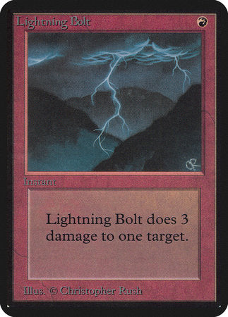 Lightning Bolt [Limited Edition Alpha] | Black Swamp Games