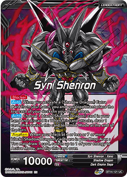 Syn Shenron // Syn Shenron, Resonance of Shadow (BT14-121) [Cross Spirits] | Black Swamp Games