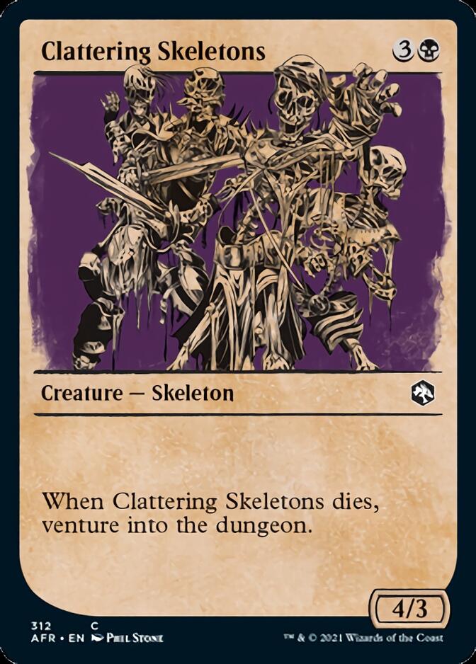Clattering Skeletons (Showcase) [Dungeons & Dragons: Adventures in the Forgotten Realms] | Black Swamp Games