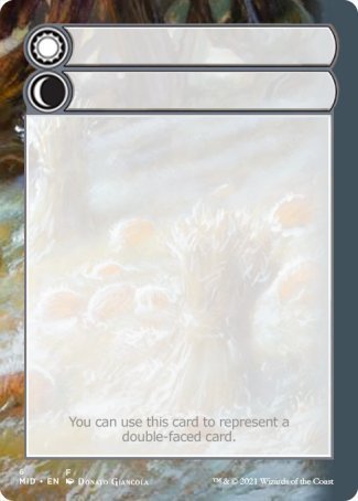 Helper Card (6/9) [Innistrad: Midnight Hunt Tokens] | Black Swamp Games