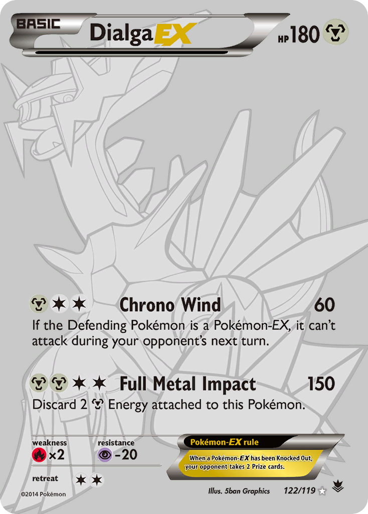 Dialga EX (122/119) [XY: Phantom Forces] | Black Swamp Games