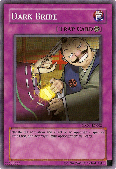 Dark Bribe (GX Tag Force 2) [GX04-EN002] Super Rare | Black Swamp Games