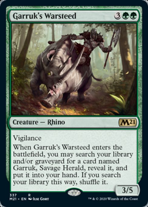 Garruk's Warsteed [Core Set 2021] | Black Swamp Games