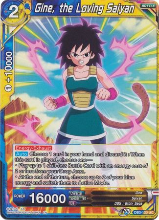 Gine, the Loving Saiyan [DB3-120] | Black Swamp Games