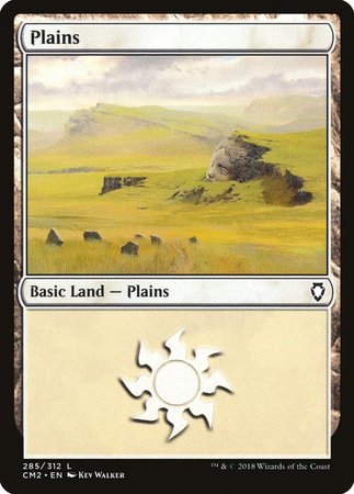 Plains (285) [Commander Anthology Volume II] | Black Swamp Games