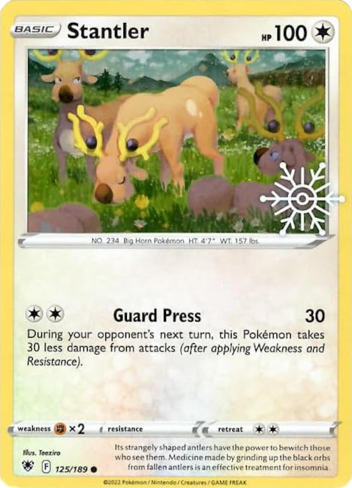 Stantler (125/189) (Holiday Calendar) [Sword & Shield: Astral Radiance] | Black Swamp Games