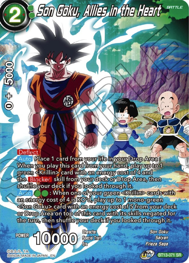 Son Goku, Allies in the Heart (BT13-071) [Theme Selection: History of Son Goku] | Black Swamp Games