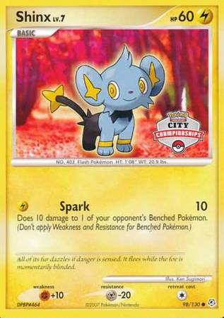 Shinx (98/130) (City Championships Promo) [Nintendo: Black Star Promos] | Black Swamp Games