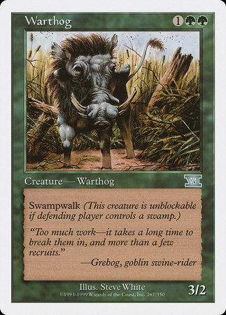 Warthog [Classic Sixth Edition] | Black Swamp Games