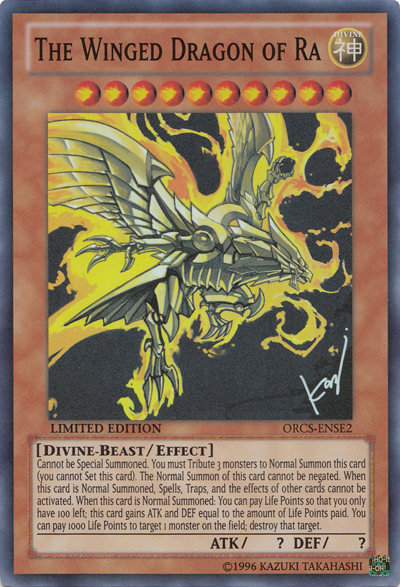 The Winged Dragon of Ra [ORCS-ENSE2] Super Rare | Black Swamp Games