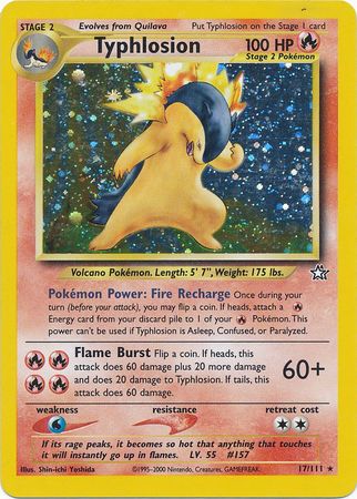 Typhlosion (17/111) [Neo Genesis Unlimited] | Black Swamp Games