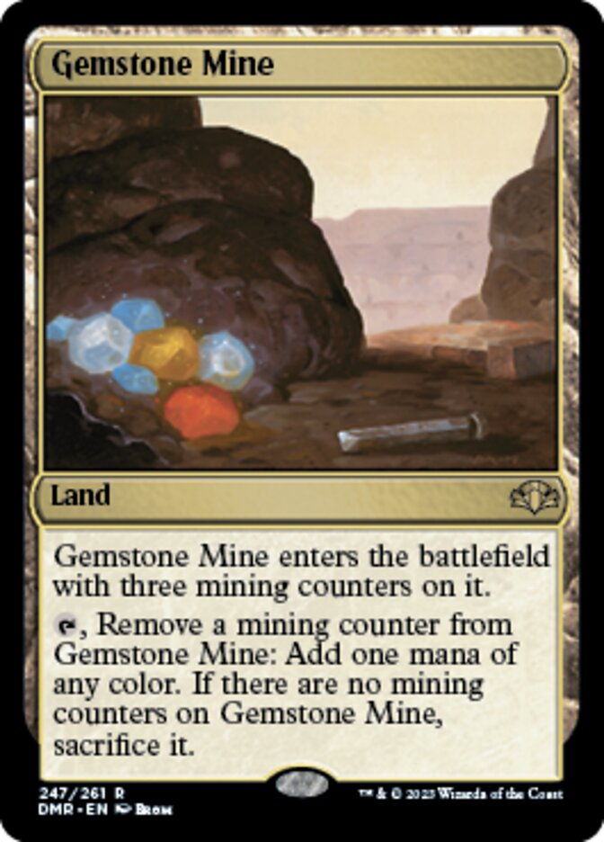 Gemstone Mine [Dominaria Remastered] | Black Swamp Games